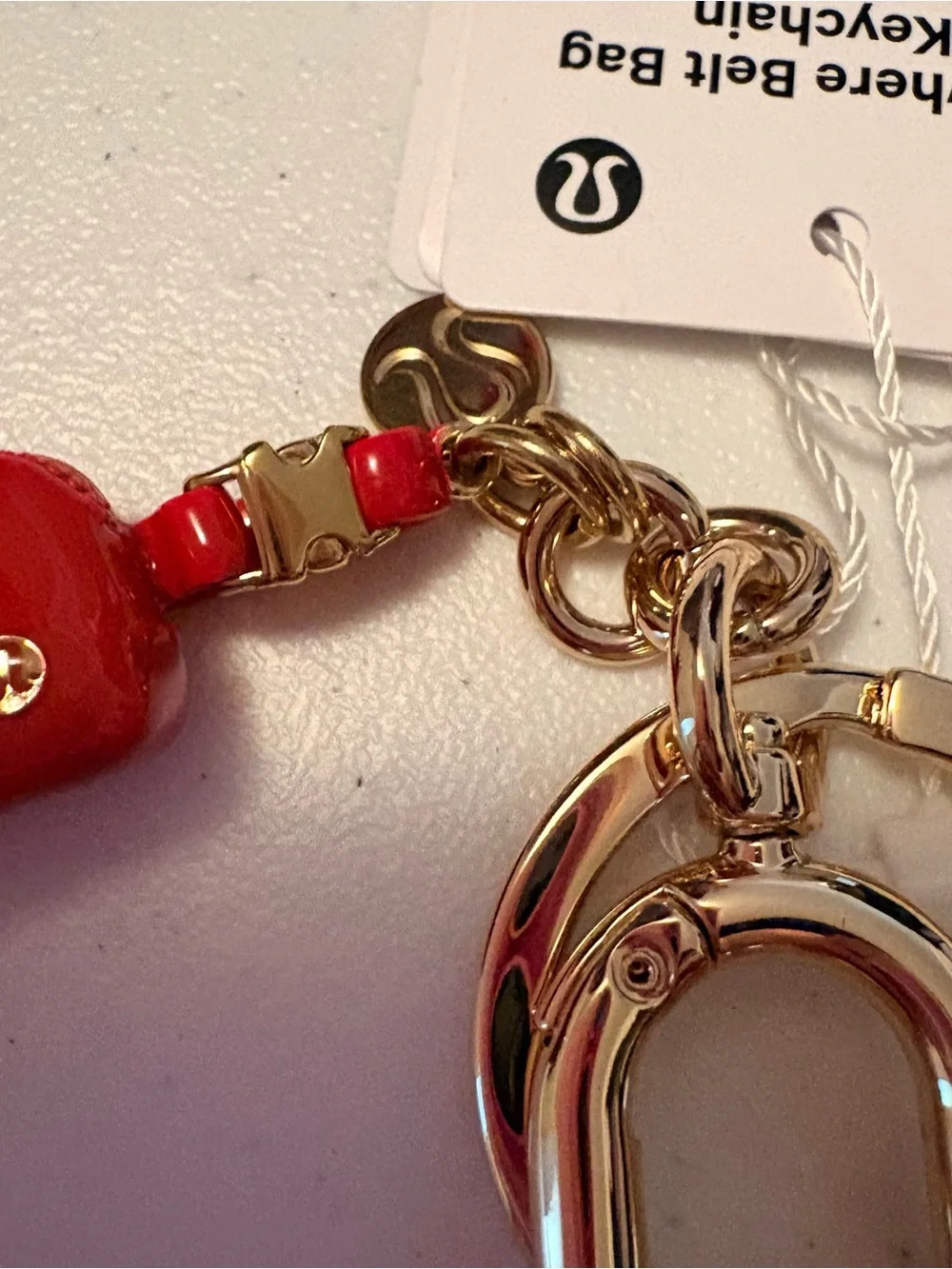 Lululemon Everywhere Belt Bag charm keychain